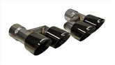 Corsa Twin 4" Pro Series Black Tip Kit with 3" Pipe for Mustang GT 2015-17 | #14333BLKCP - Available from NEMESISUK.COM